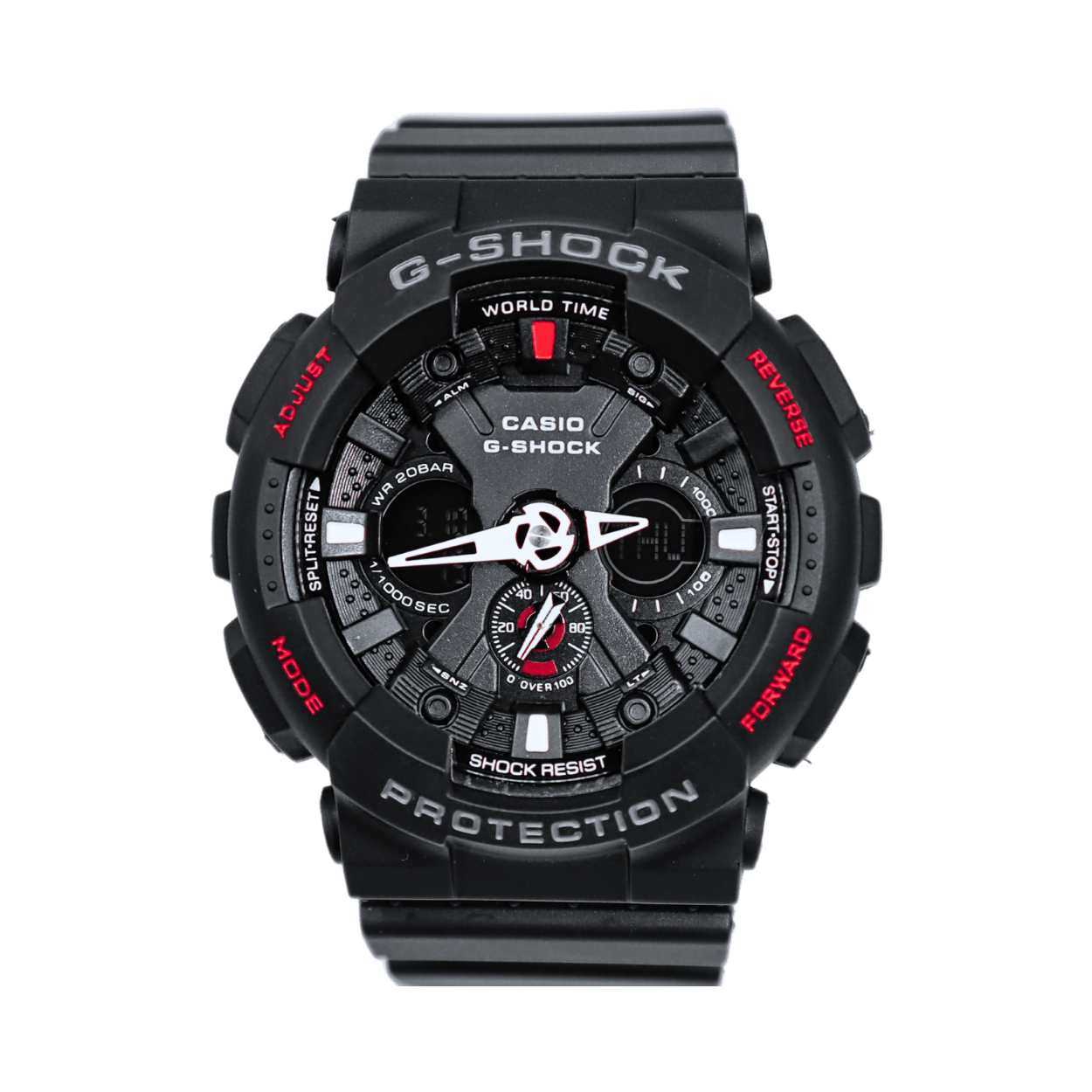 G Shock GA-120 Black & Red