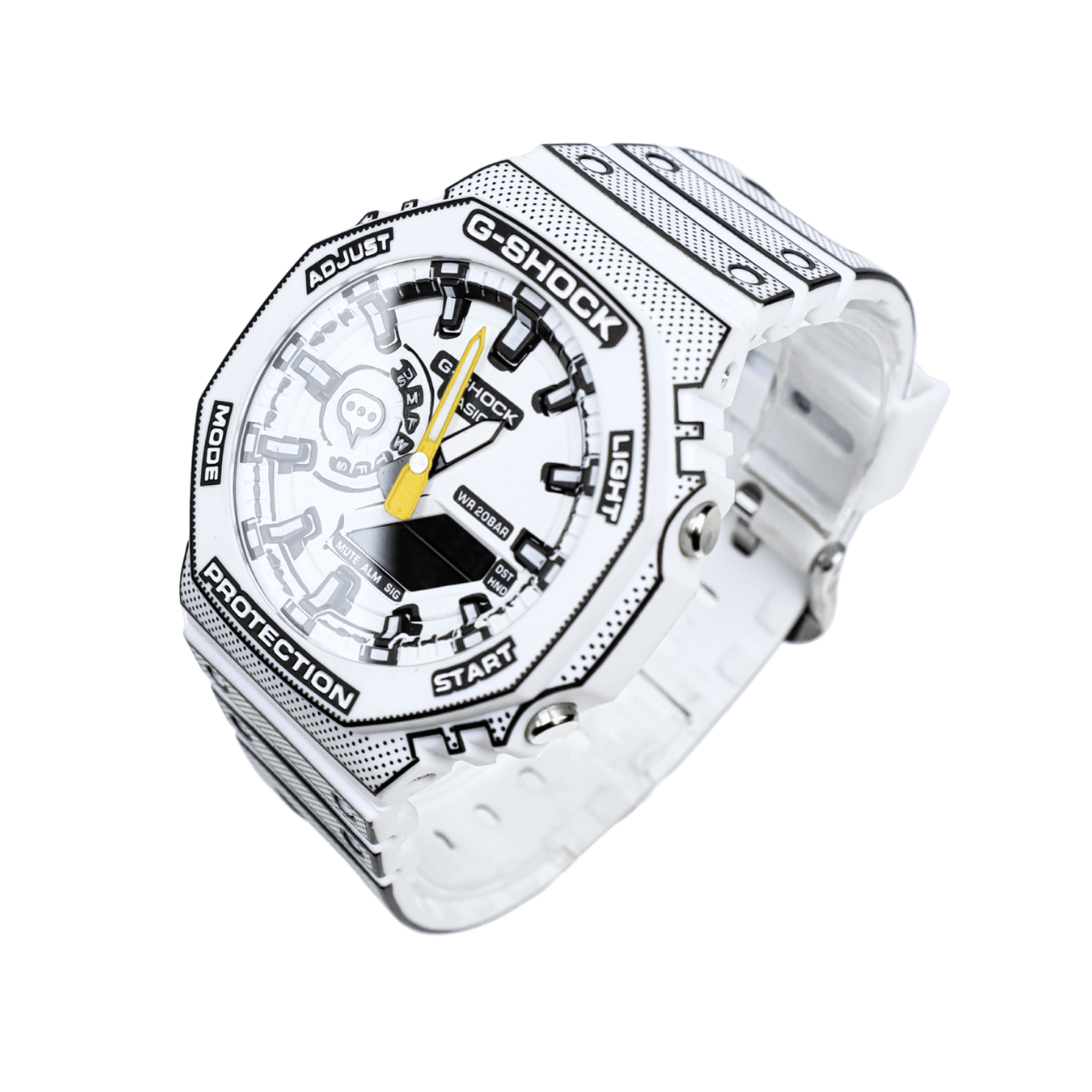 G Shock GA-2100 Manga White Edition