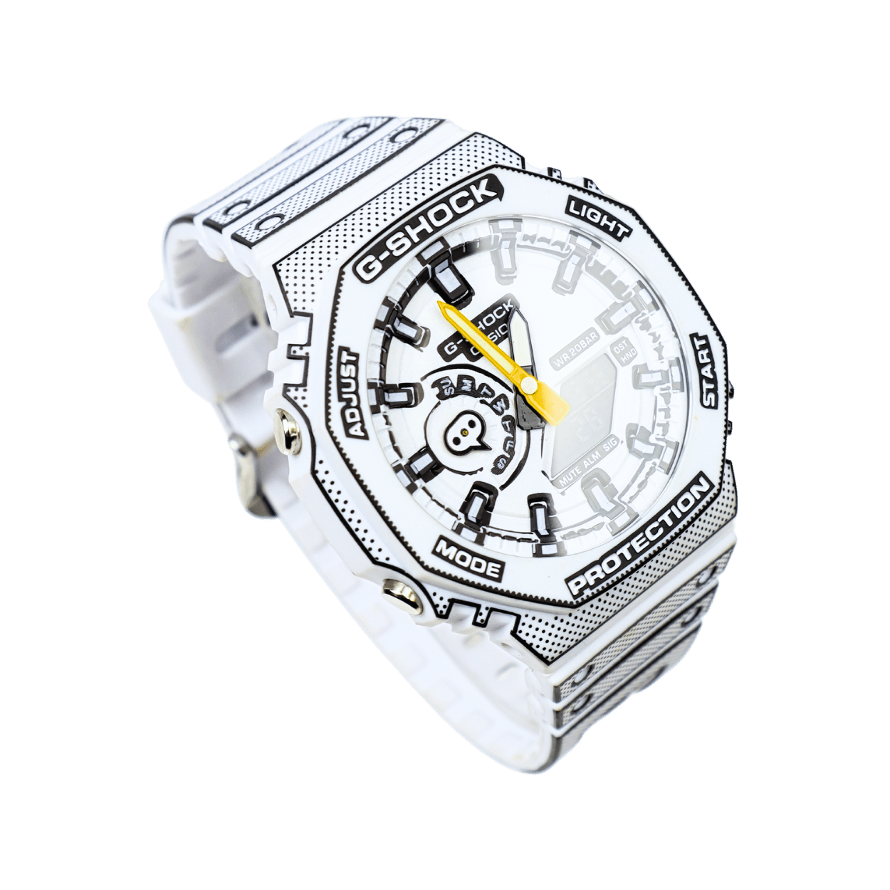 G Shock GA-2100 Manga White Edition