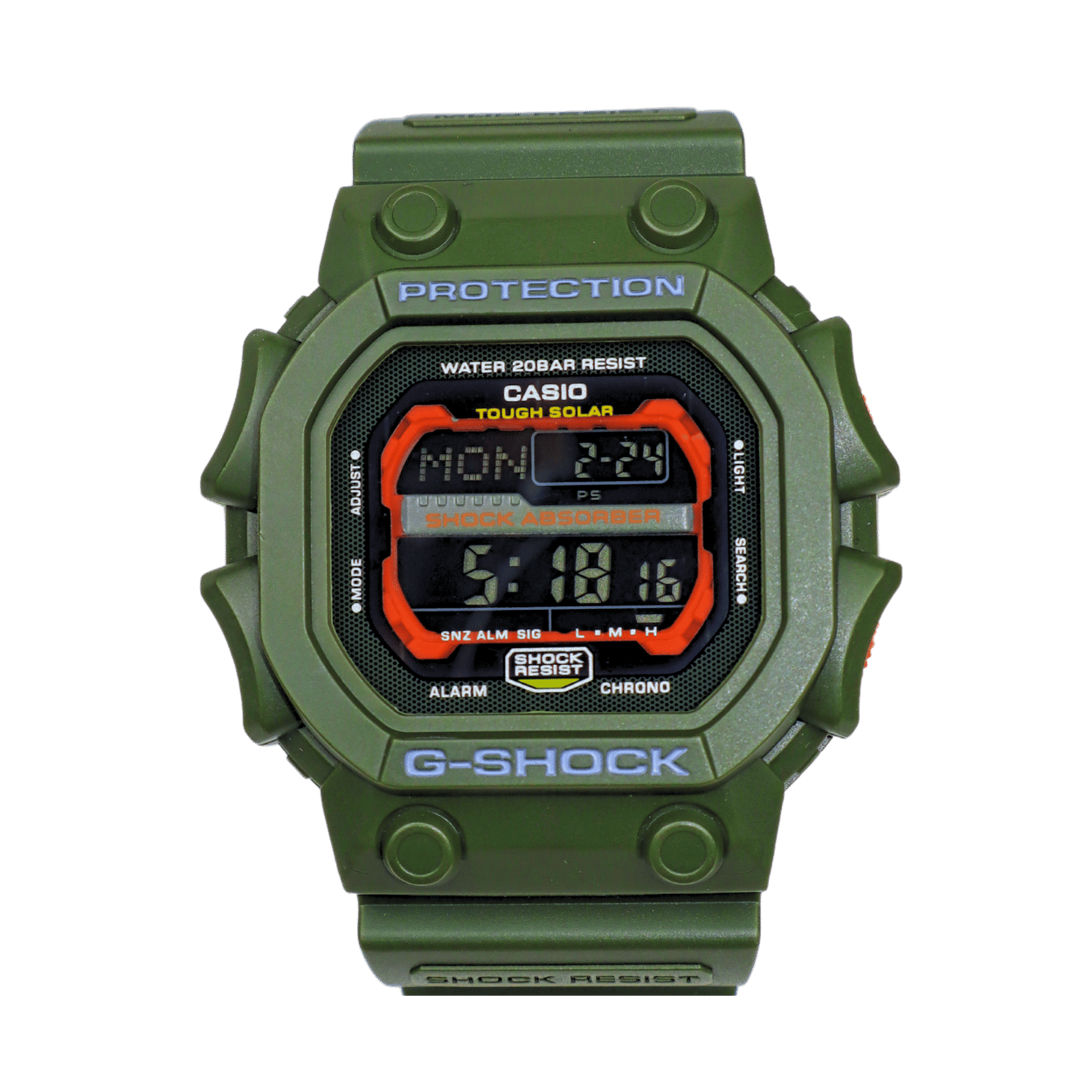 G Shock GX-56 Military Green & Orange