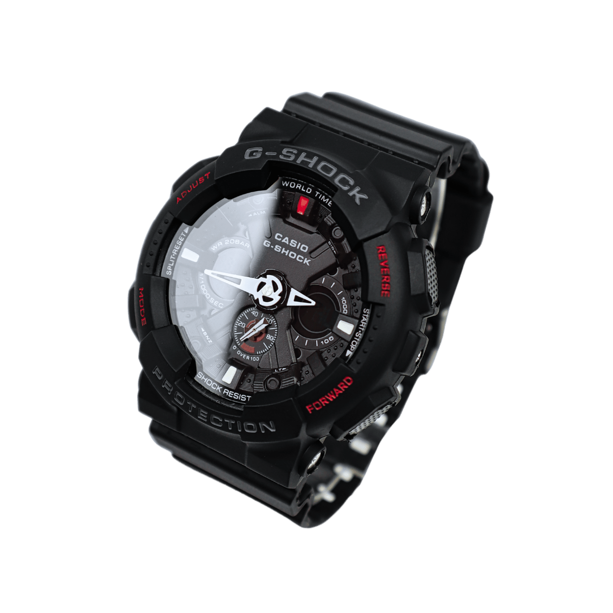 G Shock GA-120 Black & Red