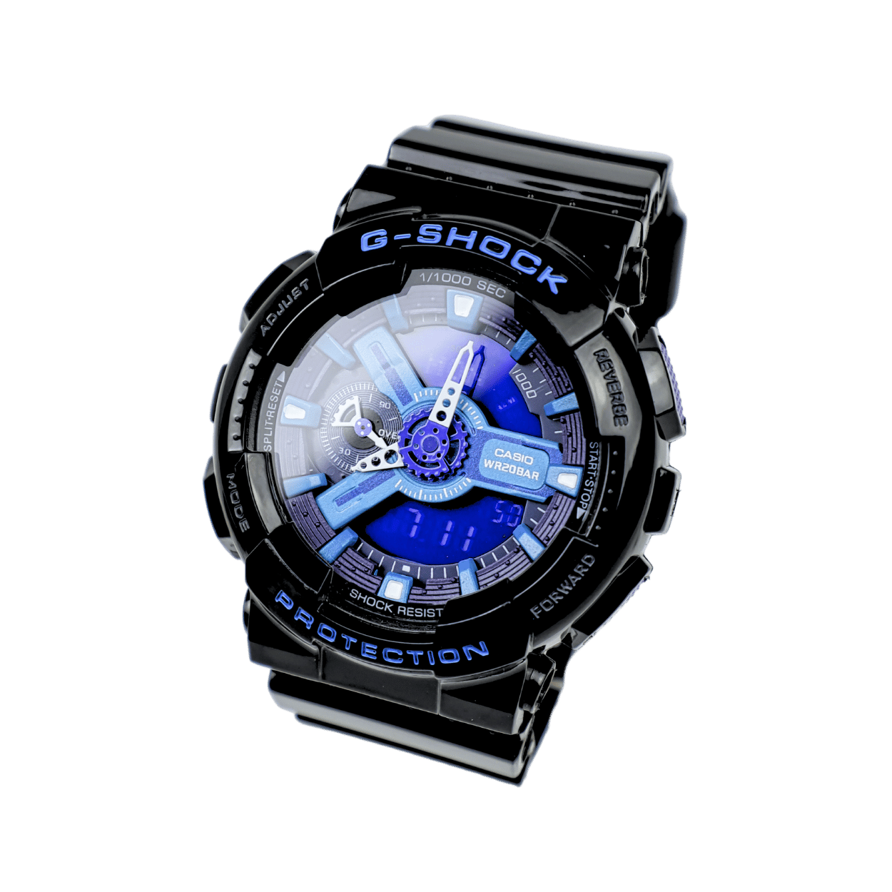 G Shock GA-110 Black & Blue